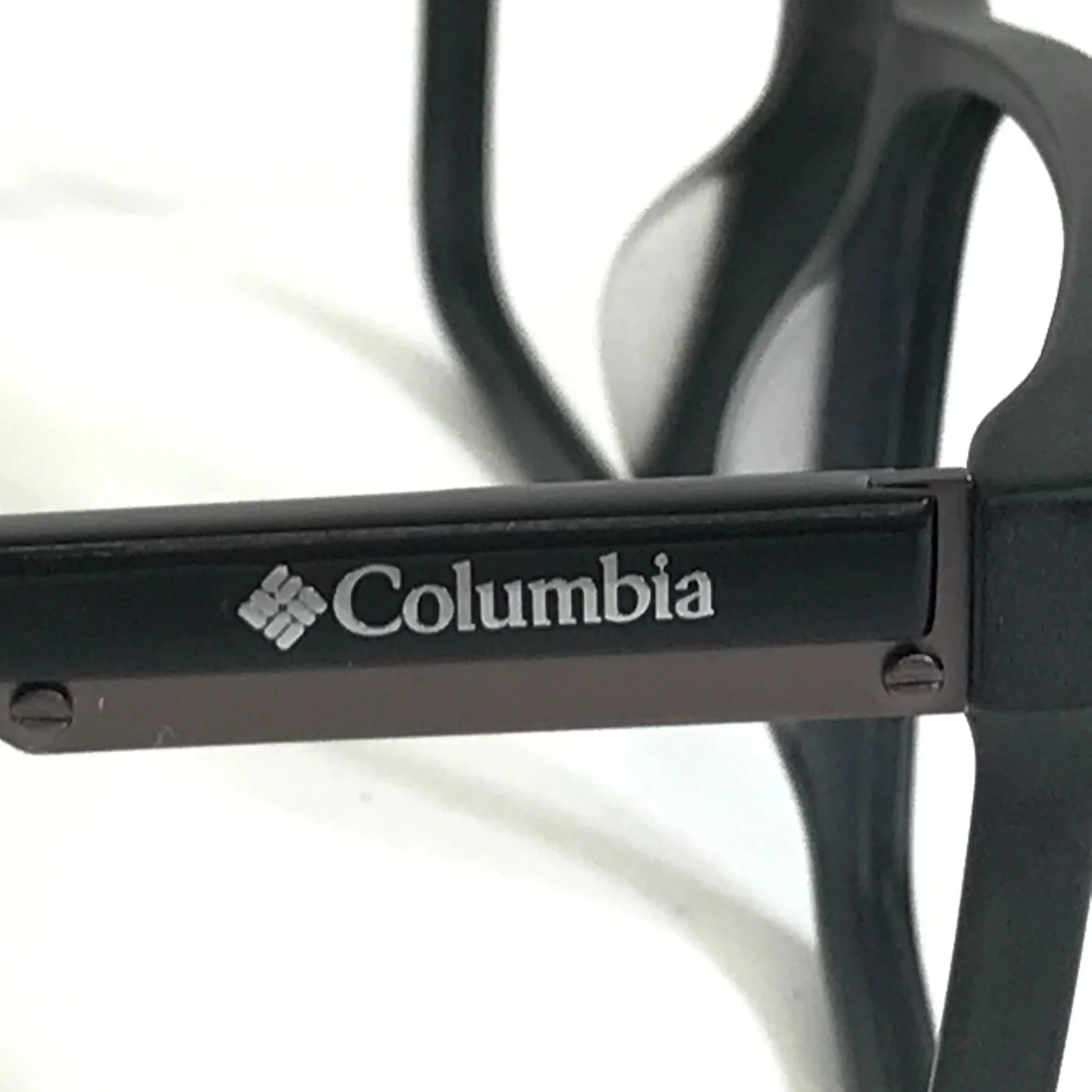 Columbia Eyeglasses Frames C8026 002 Black Rectangular Wood Grain 58-19-150 4