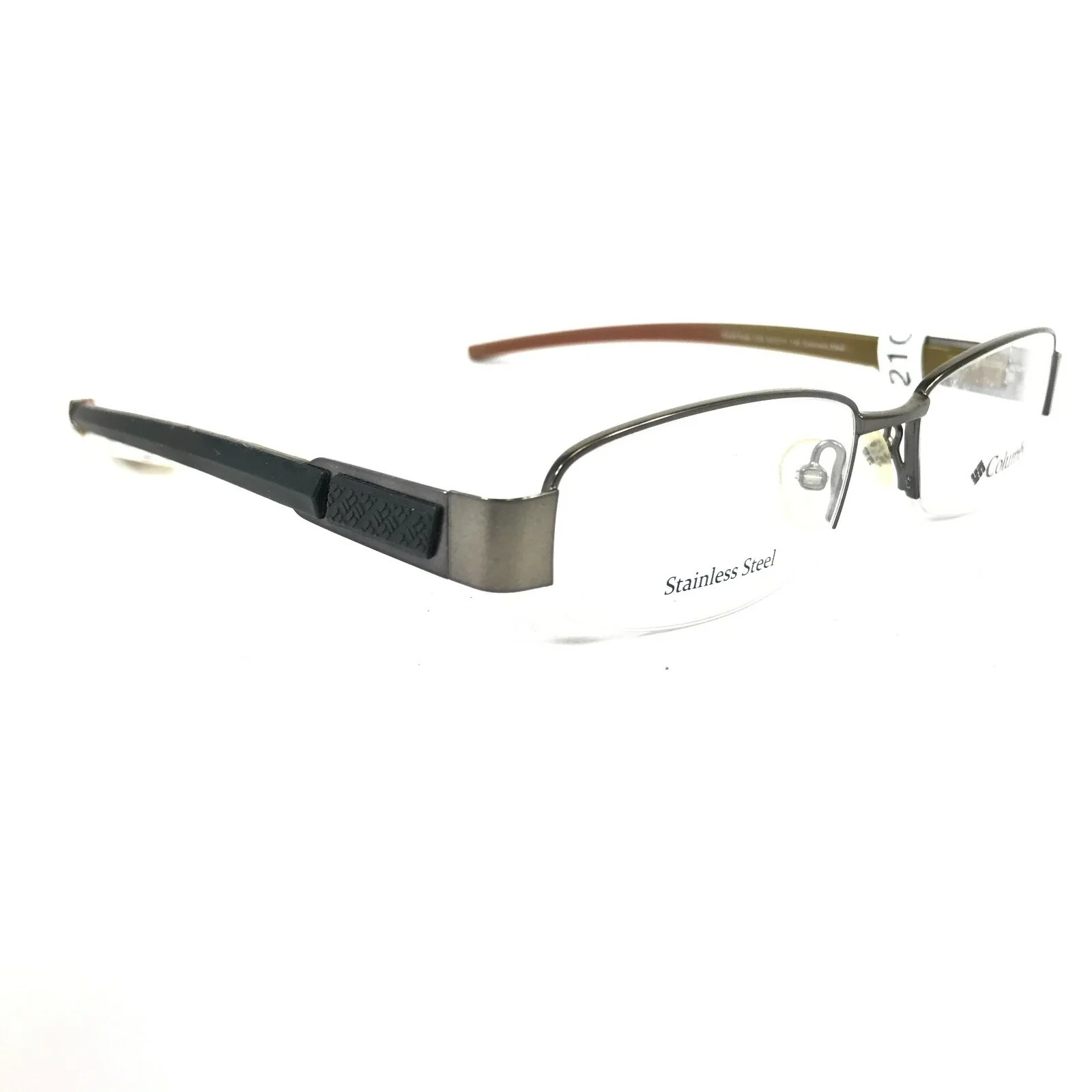 Columbia SOUTH PEAK C03 Eyeglasses Frames Brown Gray Round 52-17-135 3