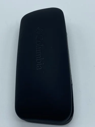 Columbia Sunglass / Eyeglass Large Black Hard Clamshell Case - New - Free Ship! 2