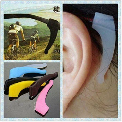 Comfortable Soft Silicone Anti Slip Ear Hooks for Glasses Eyeglass sunglasses
