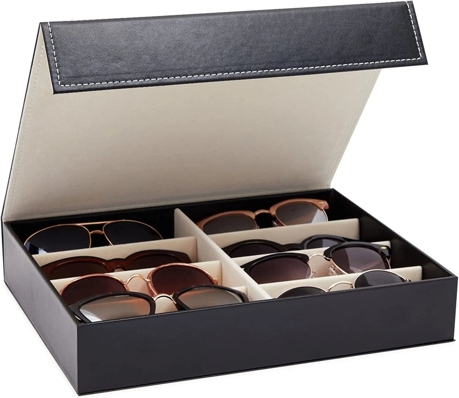 Commercial Tough Sunglasses Display Case for Retail - 8 Slots - 12.6 x 9.8 in 3