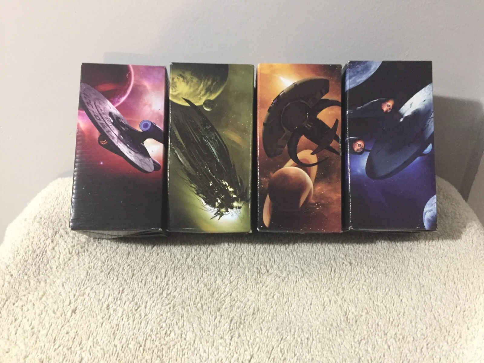 Complete Set of 4 2008 STAR TREK COLLECTIBLE GLASSES New in Boxes