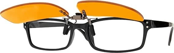 Computer Glasses Anti Glare Blocking Blue Light Filter Eyeglasses Clip On Lens 4