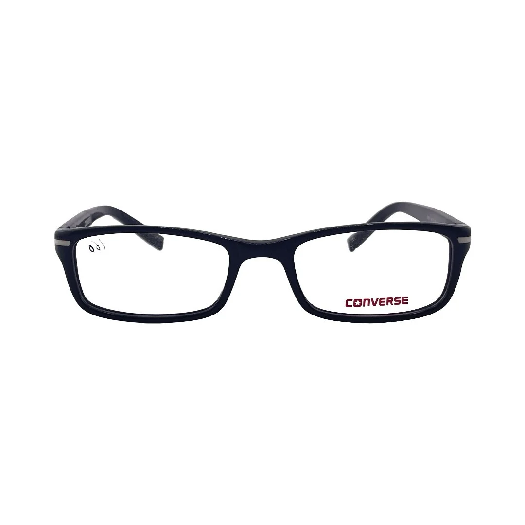 Converse Black Rectangle Kids Eyeglasses Frames 47mm 17mm 130mm - K004 2