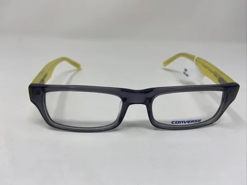 Converse Eyeglasses Frame FULL COLOR 50-16-140 Slate Gray Yellow Flex Hinge FB66