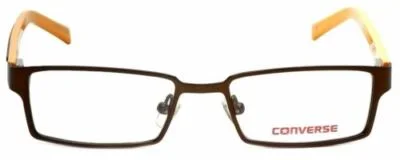 Converse Eyeglasses Frames For Kids Metal Rectangular K010 Brown 47-16-125