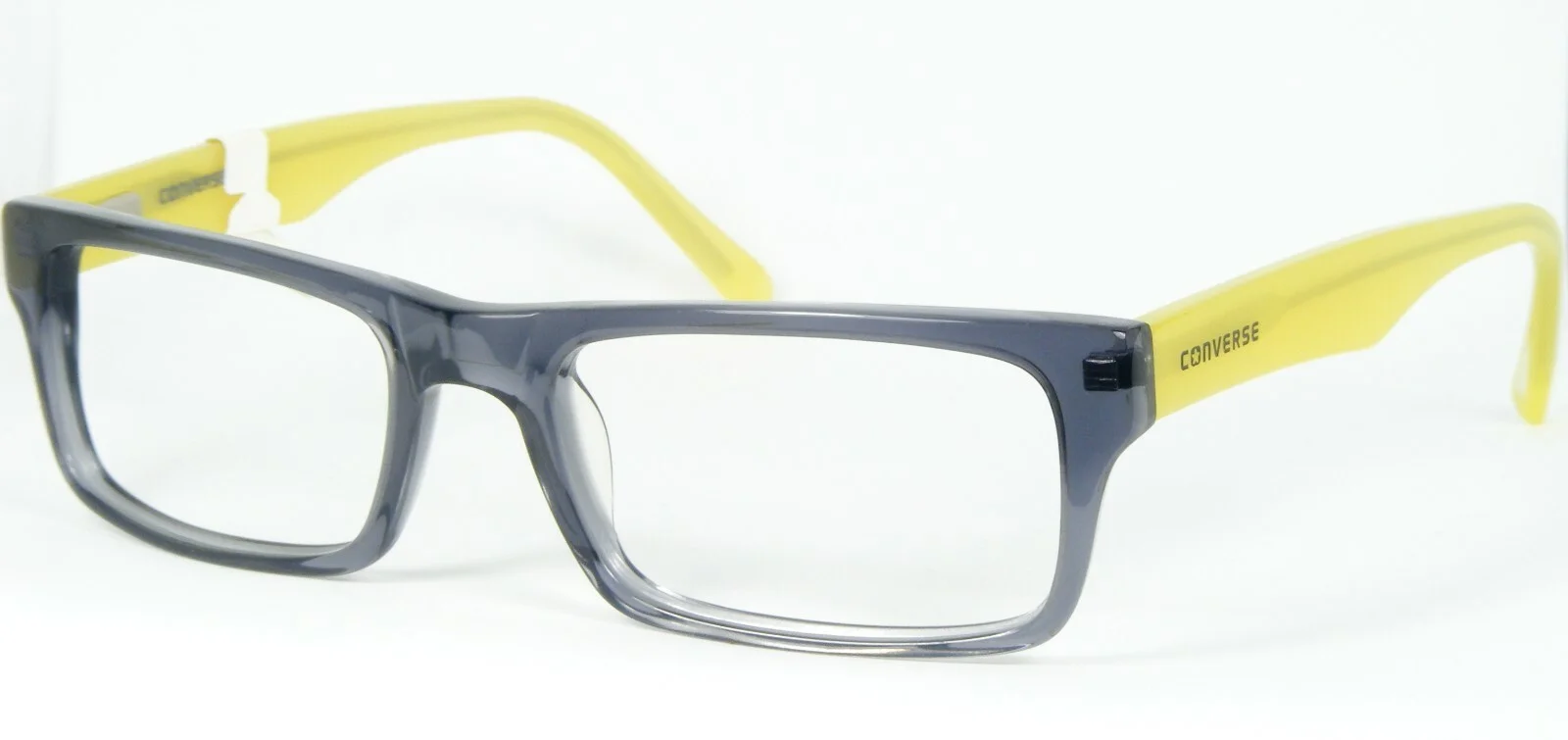 CONVERSE FULL COLOR SLATE GREY TRANSPARENT EYEGLASSES GLASSES 53-19-145 (NOTES)