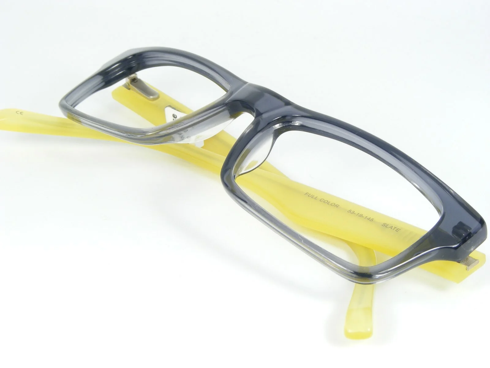 CONVERSE FULL COLOR SLATE GREY TRANSPARENT EYEGLASSES GLASSES 53-19-145 (NOTES) 4