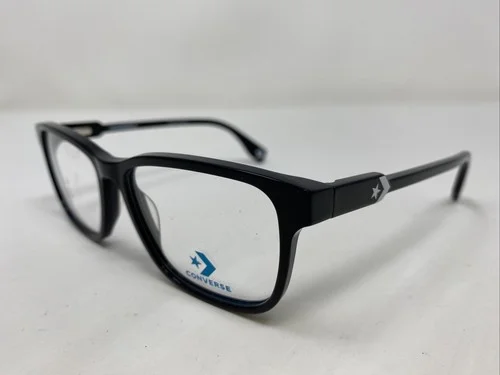 Converse VCJ001 BLACK 50-14-130 Black Plastic Full Rim Eyeglasses Frame AZ45 2