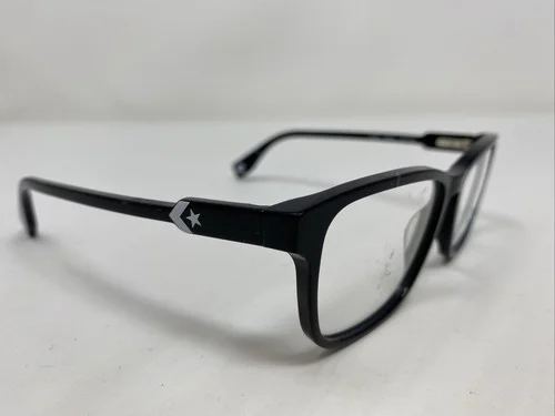 Converse VCJ001 BLACK 50-14-130 Black Plastic Full Rim Eyeglasses Frame AZ45 3