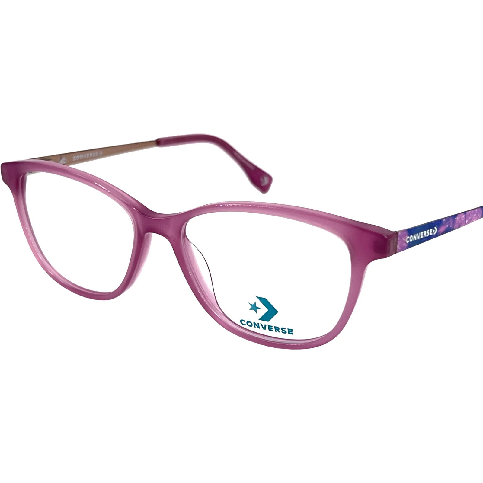 Converse VCJ007 Kids Plastic Eyeglass Frame Pink 48-14 w/Case 2