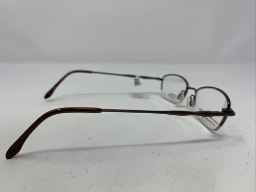 Cool Clip CC824 10 49-19-135 Brown Metal Half Rim Eyeglasses Frame /P98 4