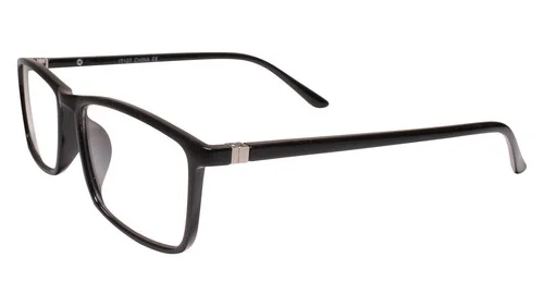Cool Trendy Casual Slick Design Black Rectangle Clear Lens Glasses 4