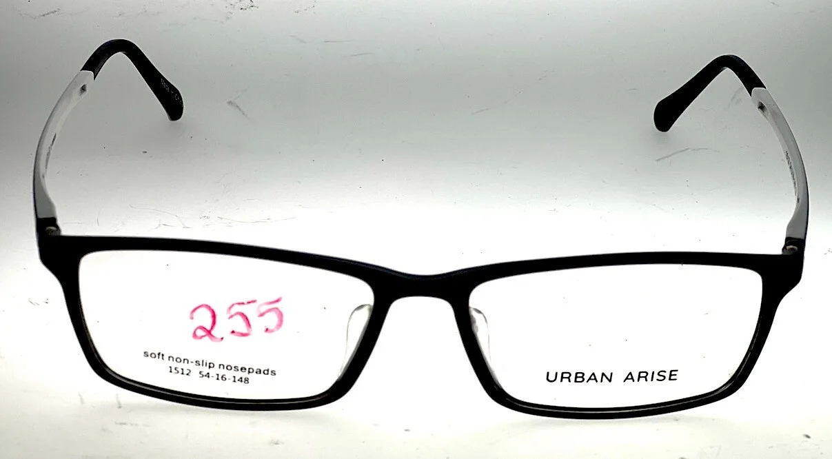 COOL! Two-Tone Black & White Urban Arise UA 1512 C5 Unisex Frames 54/16/148 #183 2