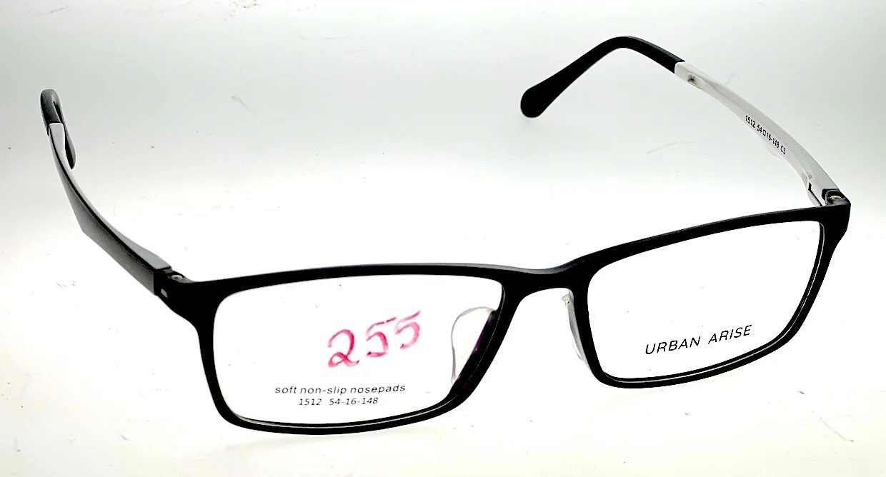 COOL! Two-Tone Black & White Urban Arise UA 1512 C5 Unisex Frames 54/16/148 #183 3