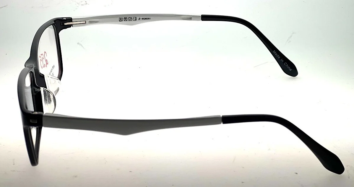 COOL! Two-Tone Black & White Urban Arise UA 1512 C5 Unisex Frames 54/16/148 #183 4