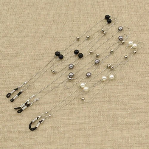 Copper Pearl Glasses Chain Skid Resistance Sunglasses Lanyard Strap Holder DIY