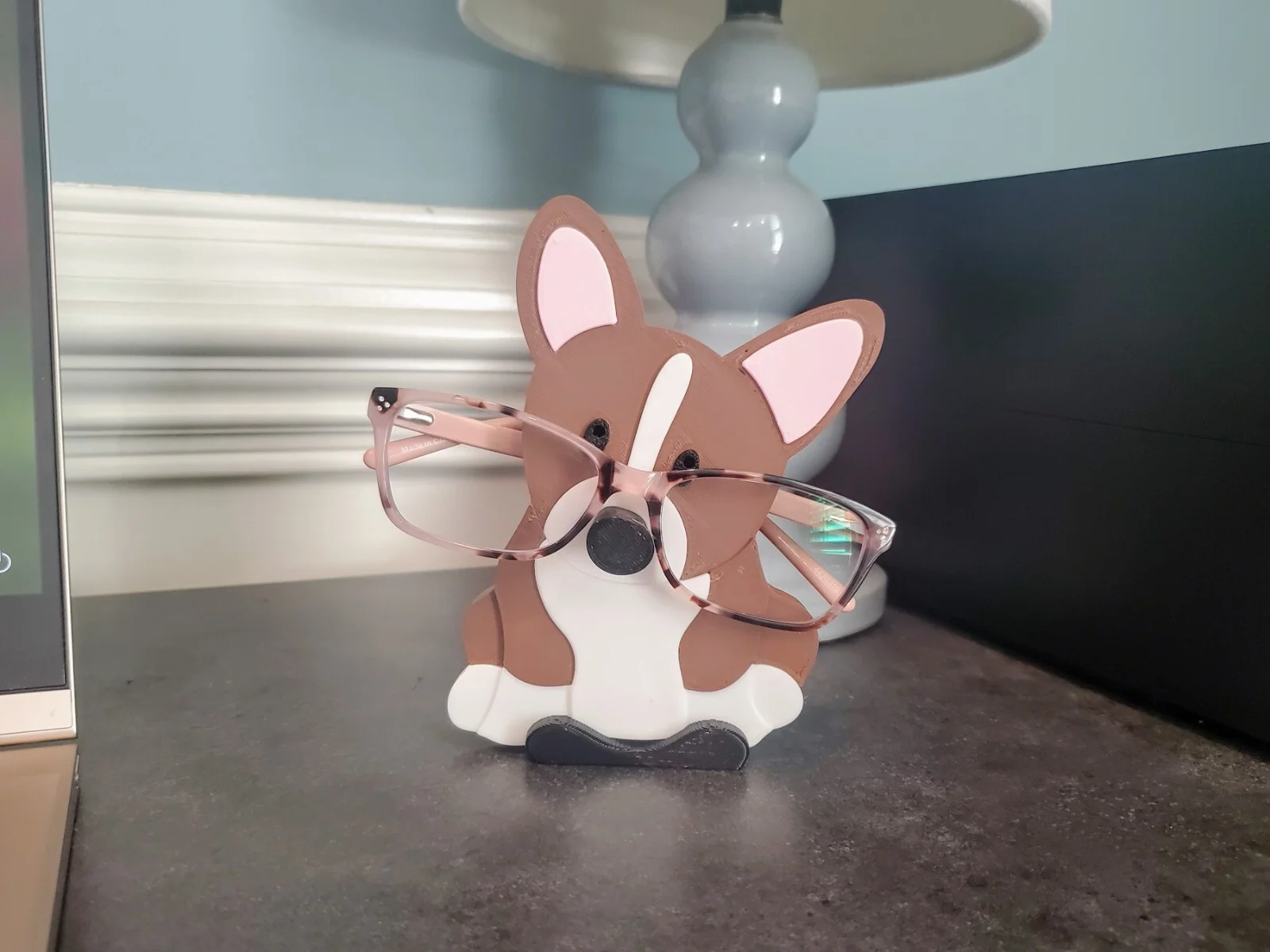 Corgi Eyeglasses Holder, Corgi Glasses Stand, Unique Christmas Gift Idea 2