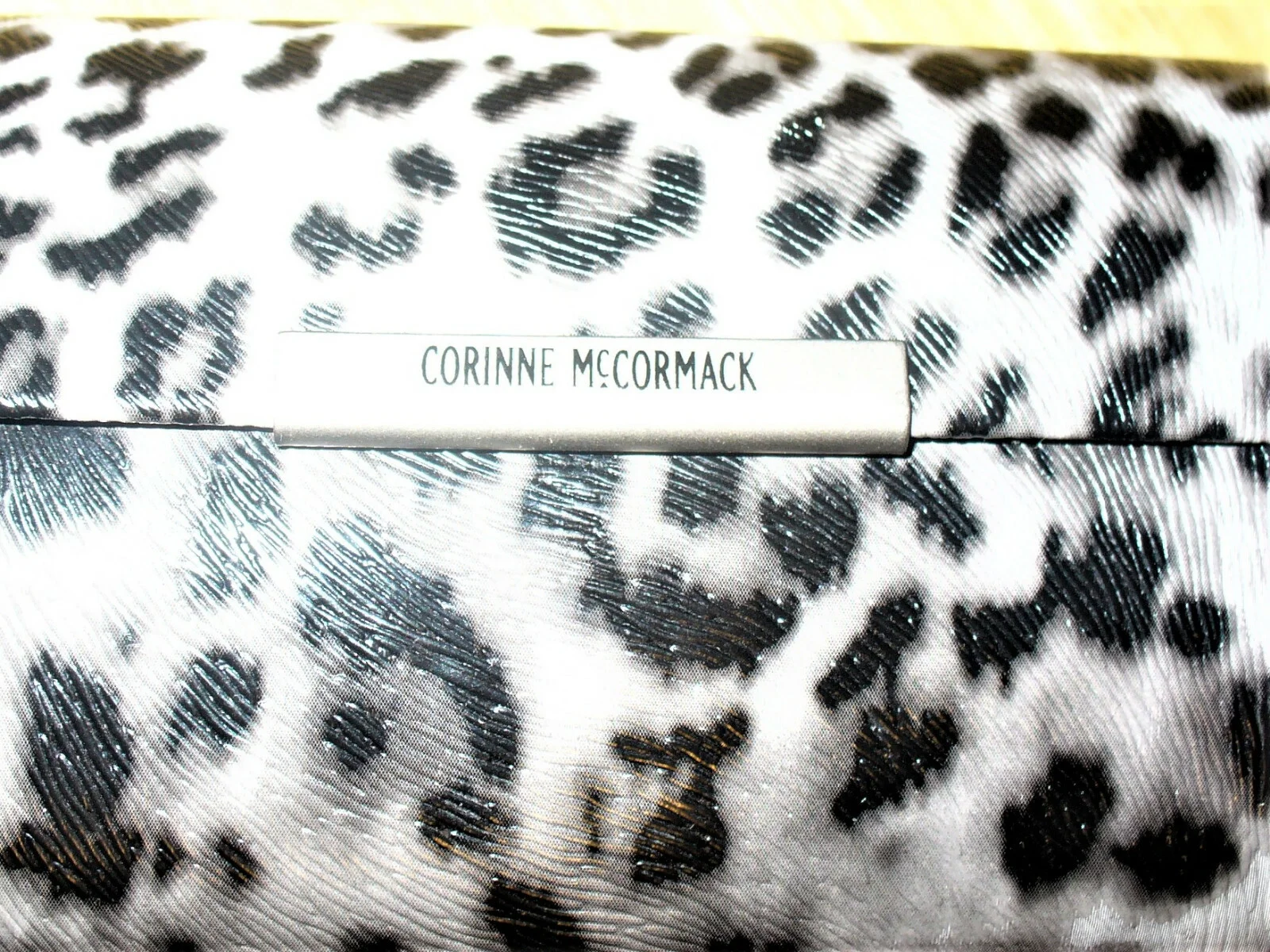 Corinne McCormack Eye Glass Case Leopard Skin Design 2