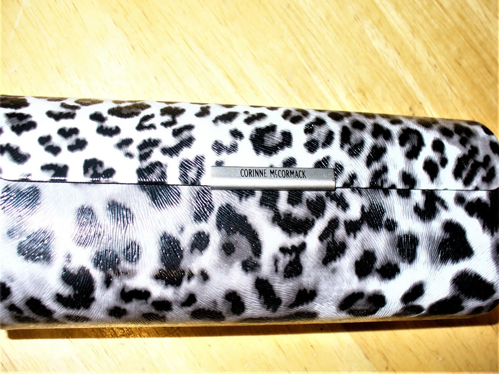 Corinne McCormack Eye Glass Case Leopard Skin Design 3