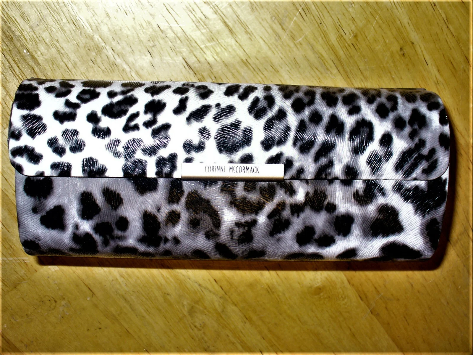 Corinne McCormack Eye Glass Case Leopard Skin Design 4