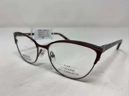 Corinne McCormack HORATIO STREET PETITE RBY 50-16-135 Ruby Eyeglasses Frame GQ41 2