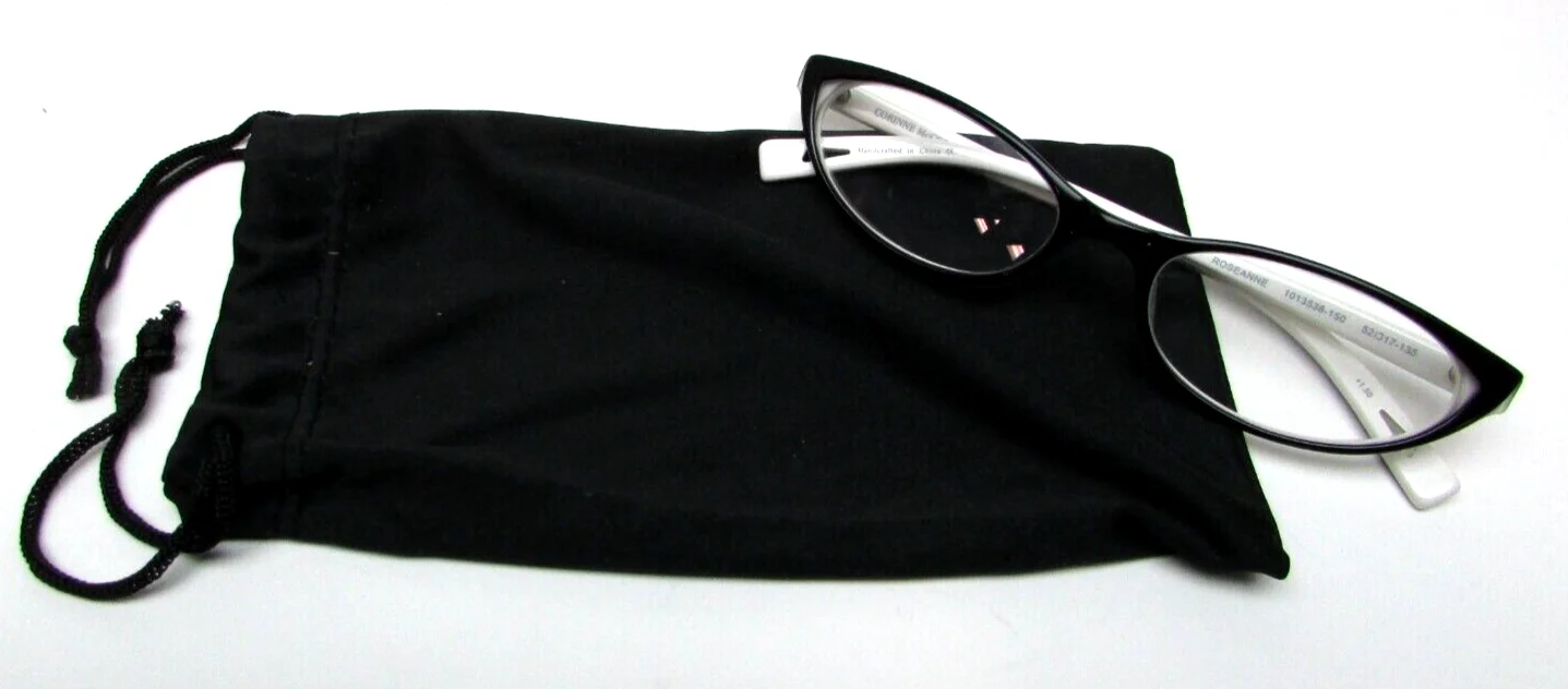 Corinne McCormack ROSEANNE +1.50 Full Rim Reading Glasses w/ Soft Case 52/17-135 2
