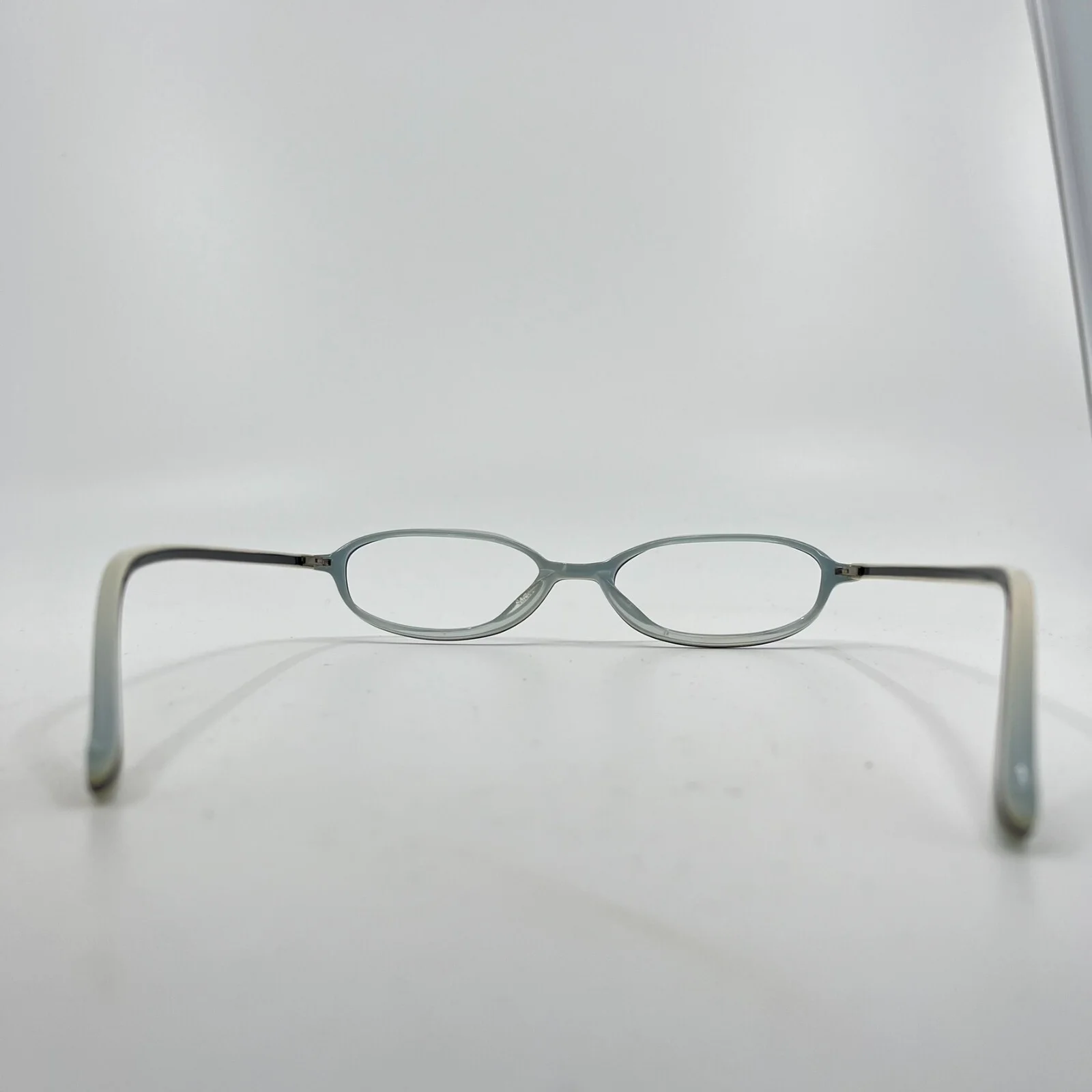 Cosmopolitan Blue Black Angular Round Full Rim Frame Eyeglasses H7342 4
