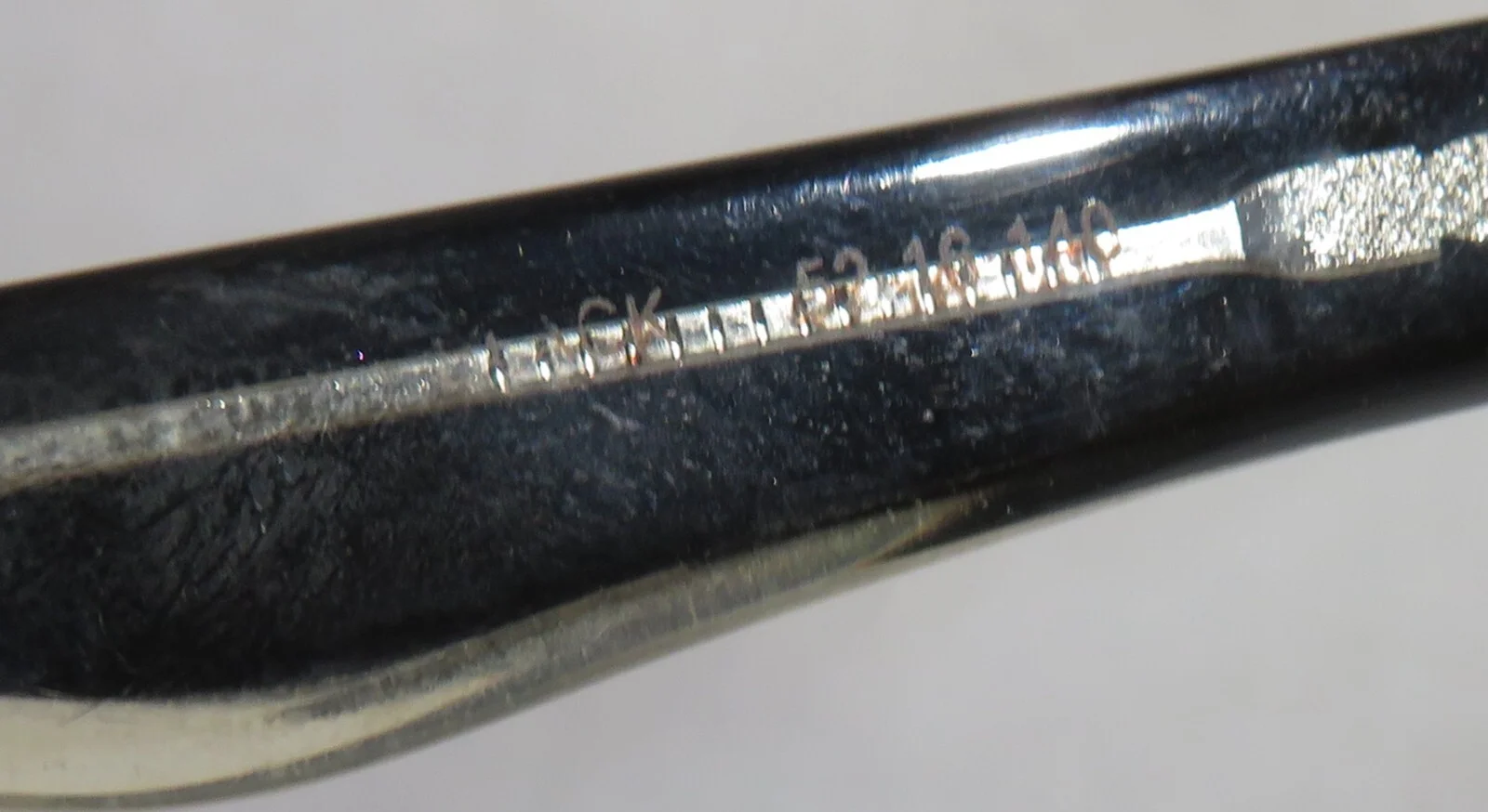Cosmopolitan C200 eyeglass eyewear 52-16-140 Black plastic frame 4