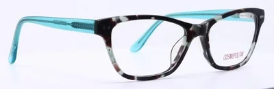 Cosmopolitan C915 Blue Tortoise Cat Eye Womens Full Rim Eyeglasses 52-17-135 4