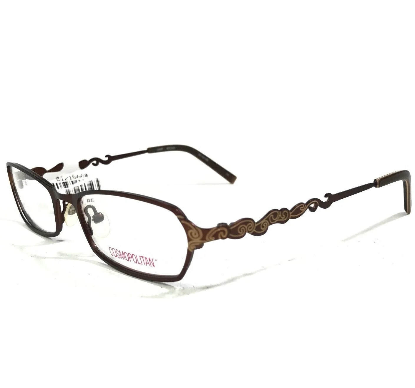 Cosmopolitan VAMP BROWN Eyeglasses Frames Rectangular Full Rim 50-18-135