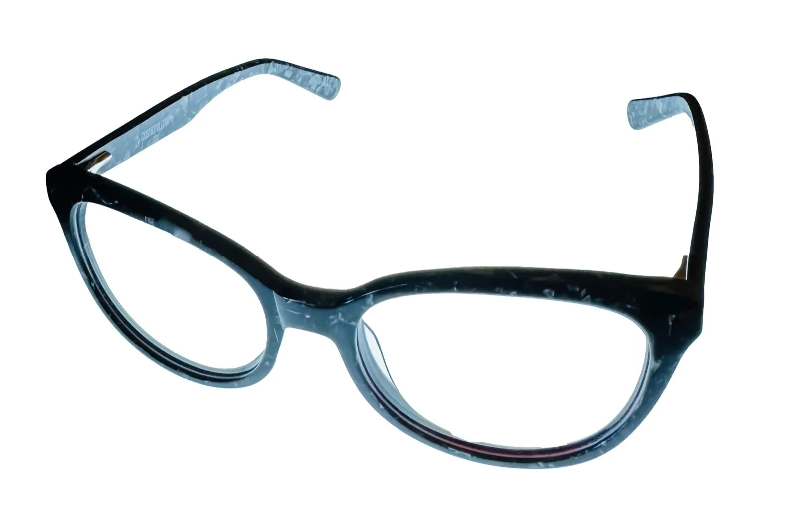 Cosmopolitan Womens Ophthalmic Tear Drop Plastic Frame C908 Black 53mm