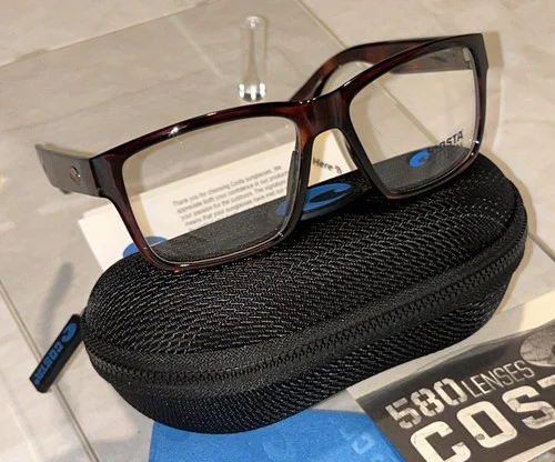 Costa Del Mar Eyeglasses 06A9049V Tortoise Brown 57mm Authentic NEW 2
