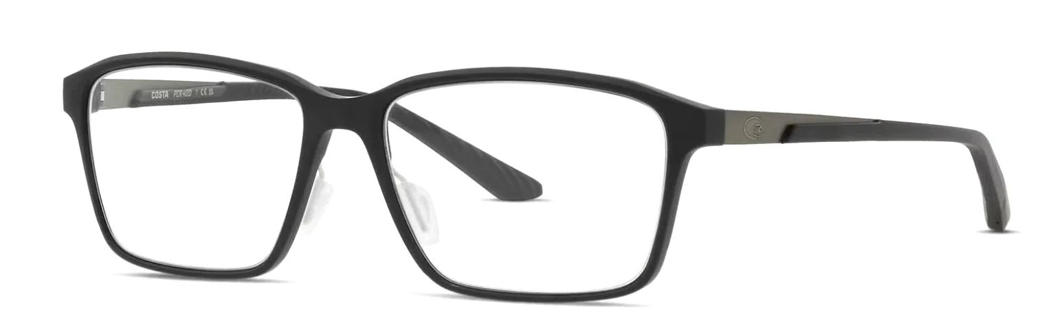 Costa Del Mar Pacific Rise 400 Eyeglasses 06A8012 Black Optical Frame 53-16-145
