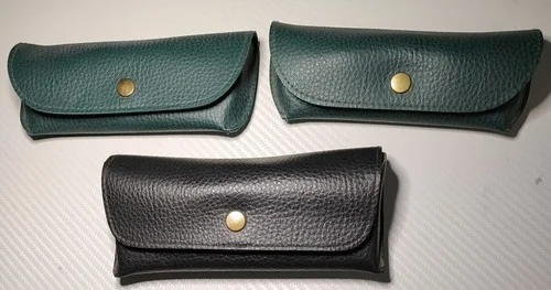 Costco Eyeglasses Case Semi Hard Pouch Sunglasses Kirkland Brown Vintage Rare