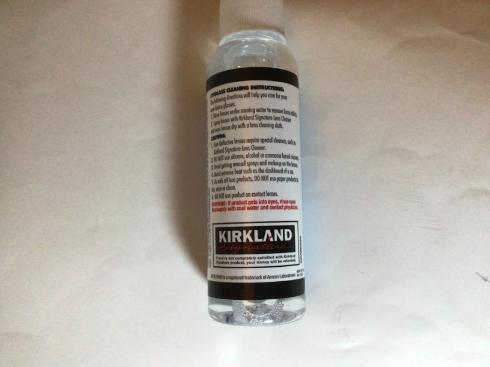Costco Kirkland Signature AR Kleen Multi-Purpose Lens Eye Glass Cleaner Refill 2