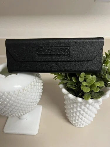 Costco Optical Foldable Eyeglasses Case - Color Black - 6 1/4 2