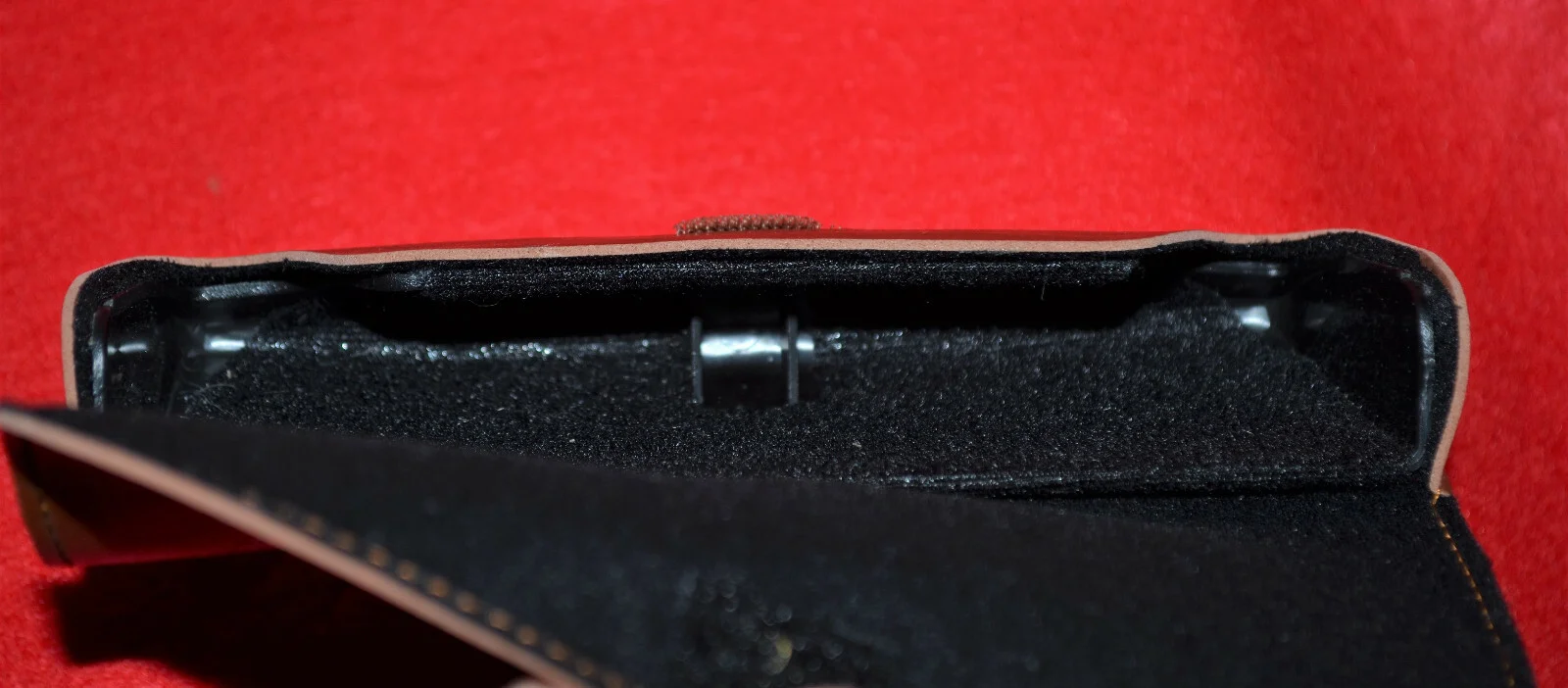 Costco Optics Eyeglasses Case Semi Hard Pouch Sunglasses Kirkland Brown Rare 2