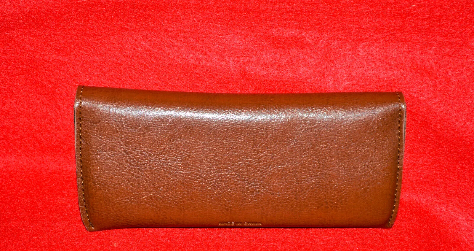 Costco Optics Eyeglasses Case Semi Hard Pouch Sunglasses Kirkland Brown Rare 4