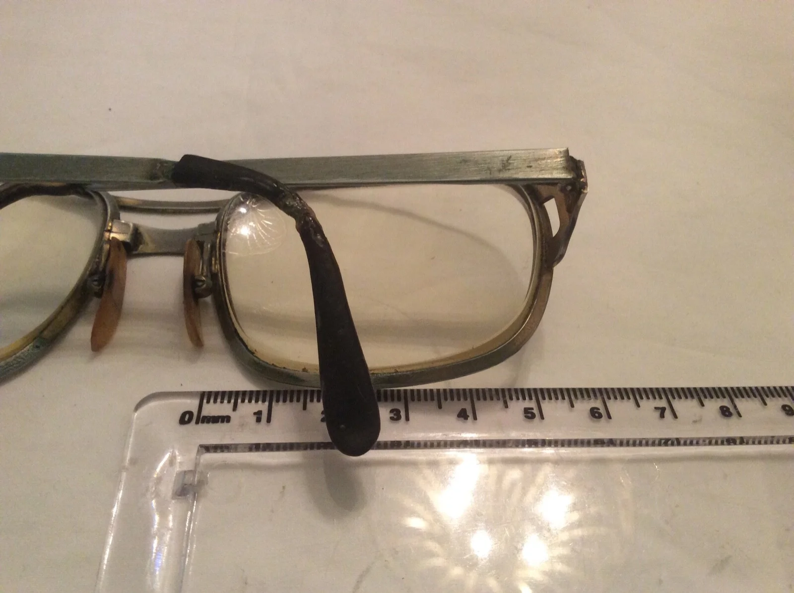 Cottet metal frames French double bridge Aviator eyeglasses silver 54 20 110 Cos 4