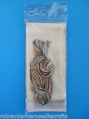 Country Bunny Rabbit Heart Monogram Cross Stitch Eyeglass Case Kit Stitch & Zip 4