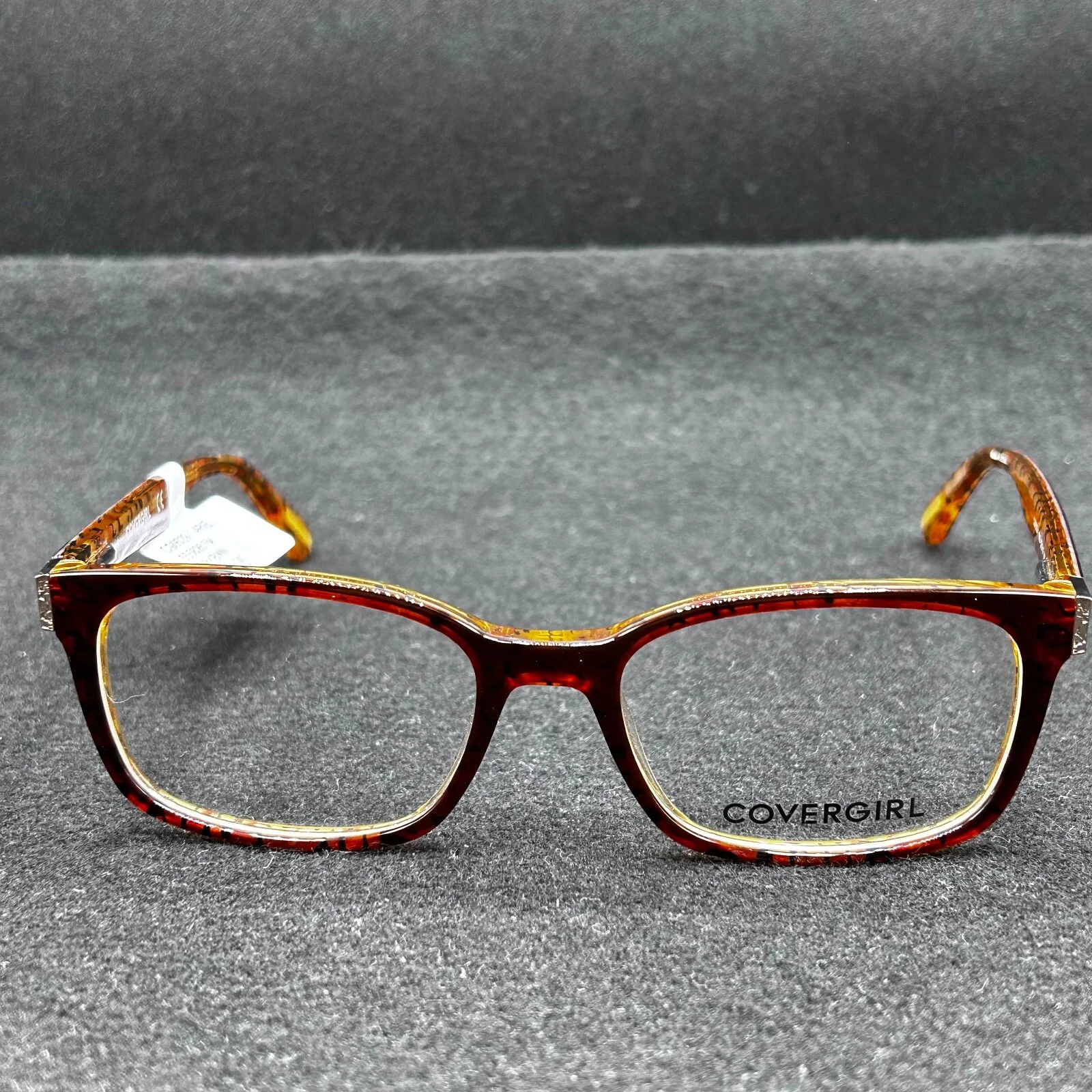 Cover Girl CG0529-1 Ariel Eyeglasses **FRAME ONLY** Animal Print 52-17-140 NWT 2