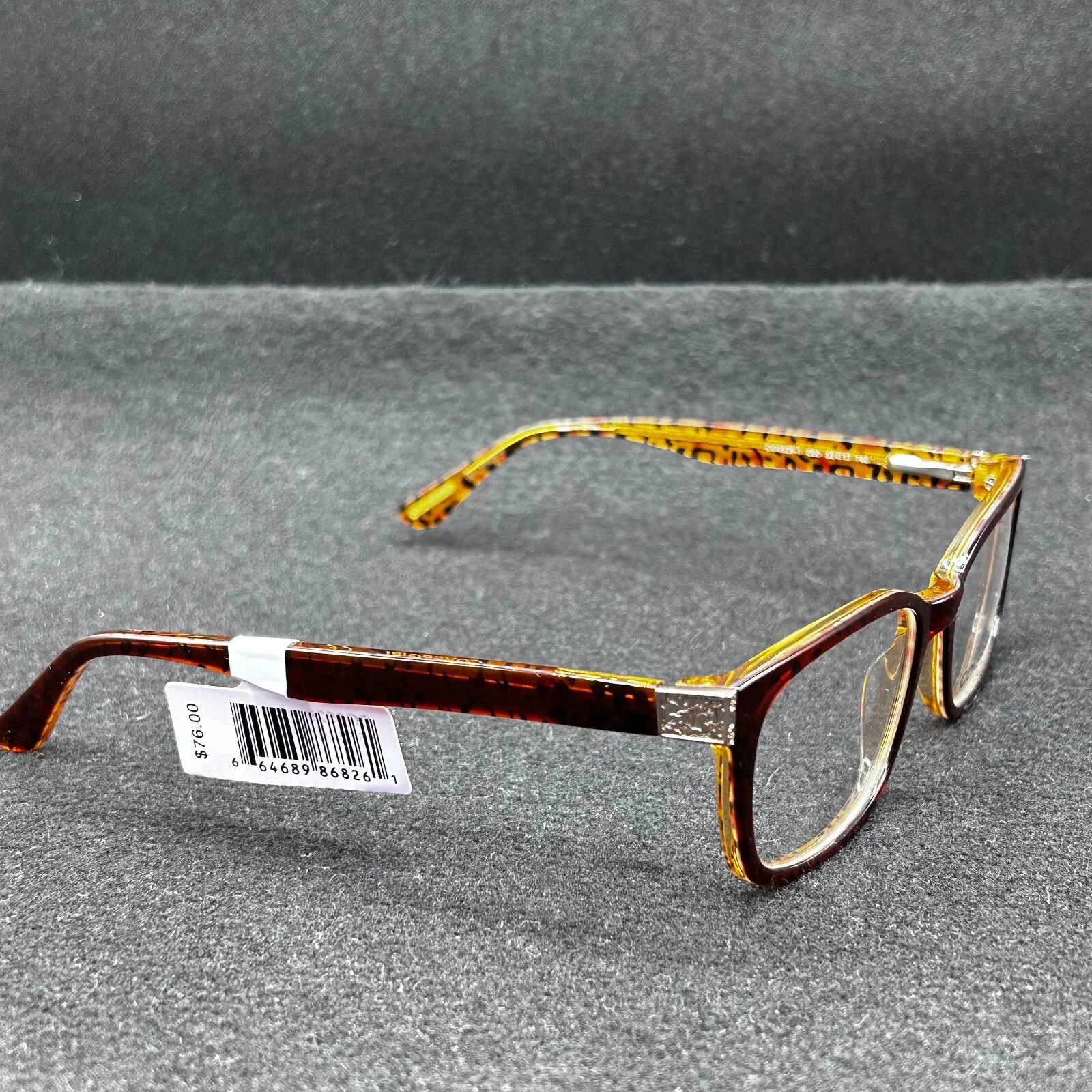 Cover Girl CG0529-1 Ariel Eyeglasses **FRAME ONLY** Animal Print 52-17-140 NWT 3