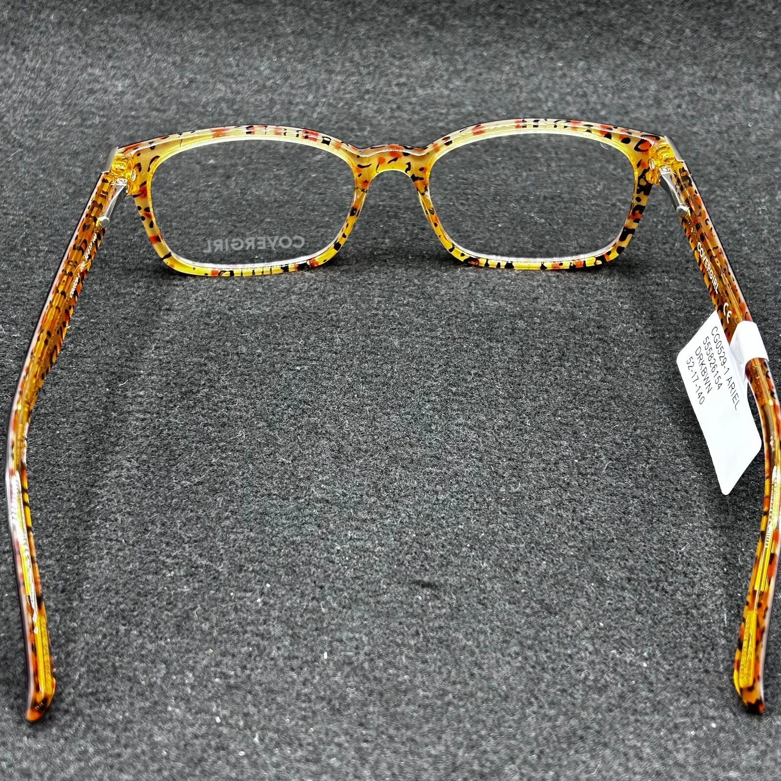 Cover Girl CG0529-1 Ariel Eyeglasses **FRAME ONLY** Animal Print 52-17-140 NWT 4