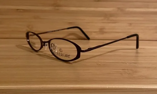 COVERGIRL CG0327 Eyeglasses Frames Moody Blue Stainless Steel 49-18-135