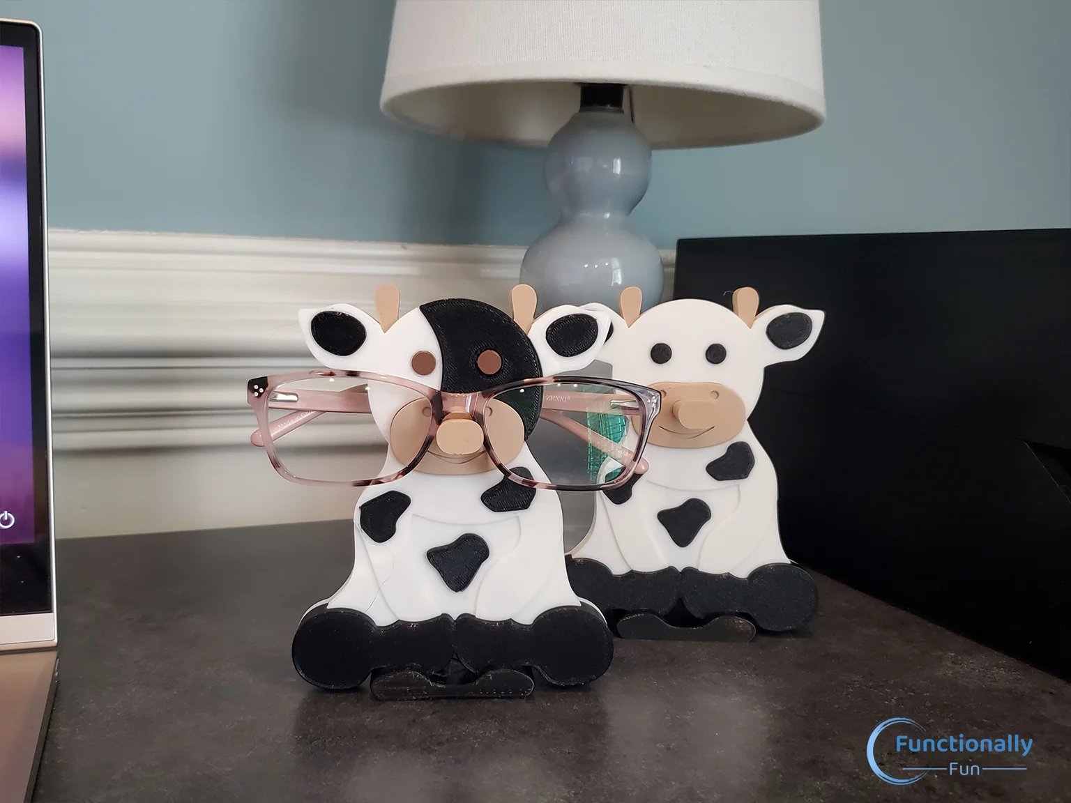 Cow Eyeglasses Holder, Cow Glasses Holder, Glasses Stand, Unique Gift Idea