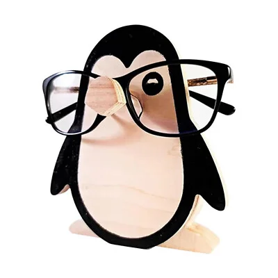 Creative Eyeglasses Holder Eyes Glasses Animal Sunglasses Wooden Stand USA 2