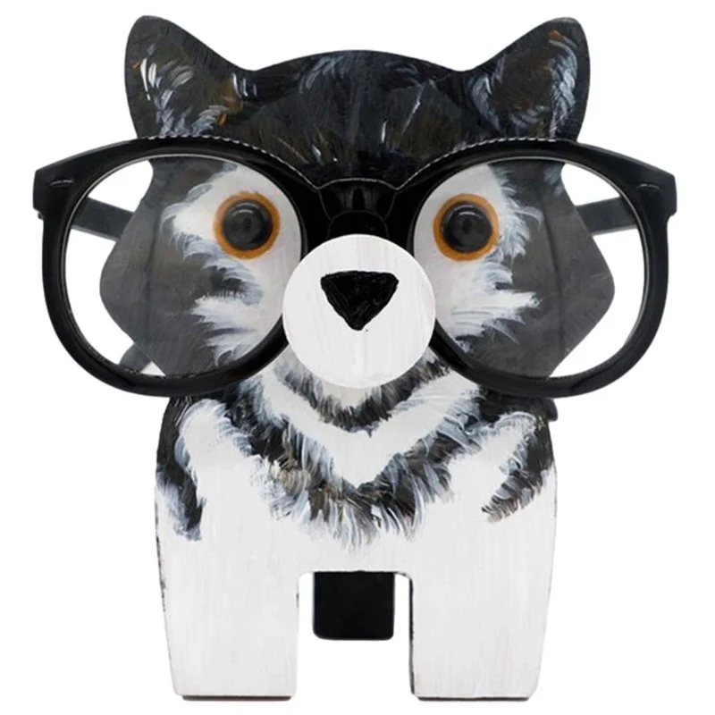 Creative Eyeglasses Holder Eyes Glasses Display Wooden Stand Animal Desktop Rack 2