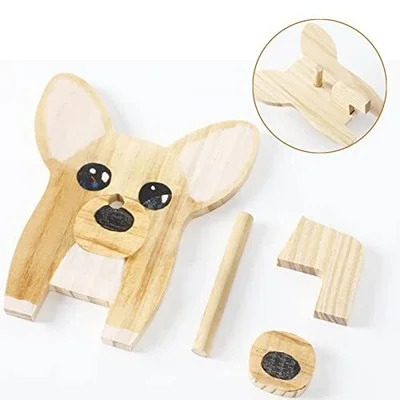 Creative Wooden Glasses Holder Stand Cute Eyeglass Holder Display Stand Funny... 3