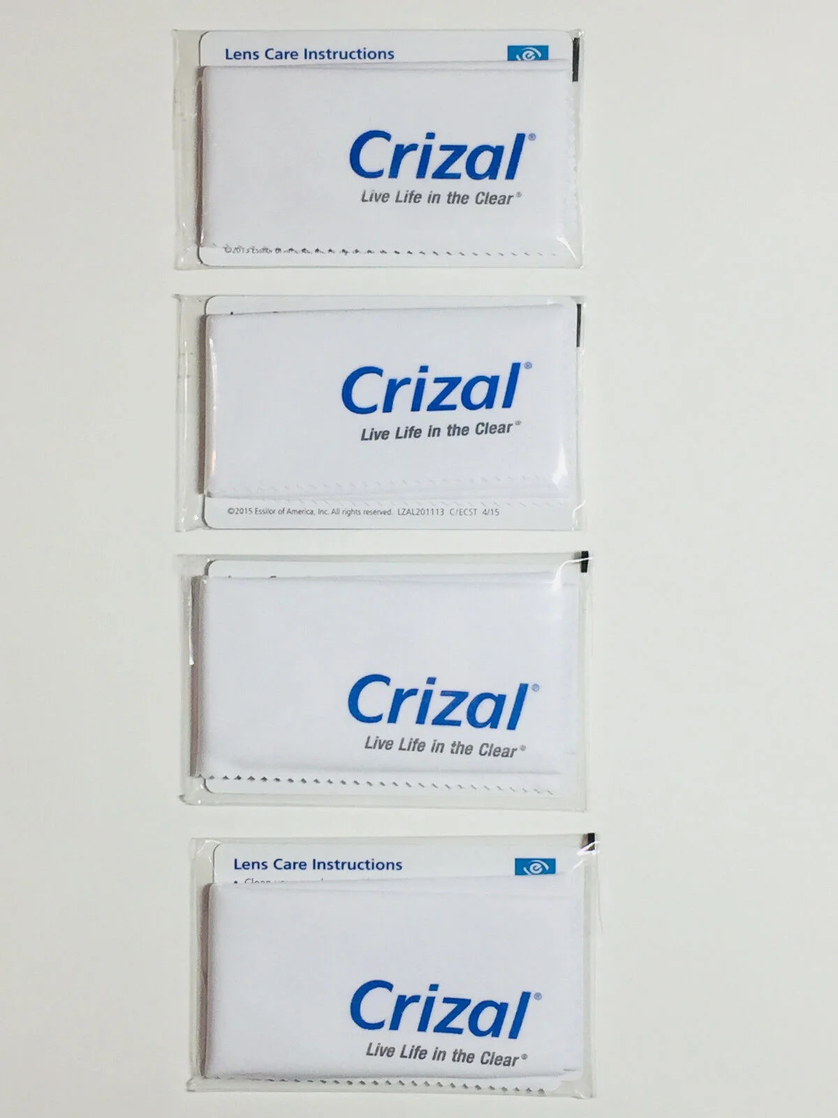 Crizal Eyeglass Cleaning Cloths Microfiber Polishing Cloth For Sunglasses Wipes 4